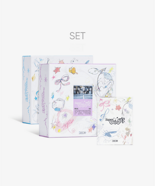 [PRE-ORDER] ILLIT - 1st Mini Album ['SUPER REAL ME' (Set) + 'SUPER REAL ME' (Weverse Albums ver.)] Set
